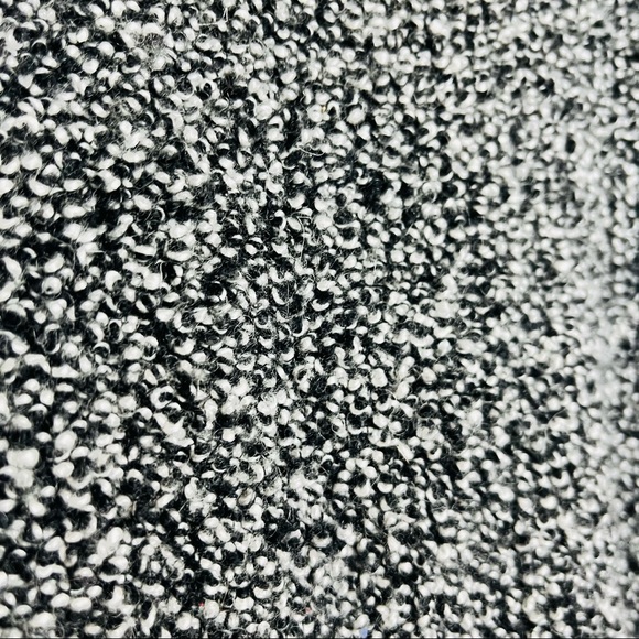 LOFT Raglan Black Knit Long Sleeve Sweater Top SMALL Zipper Casual Pullover - Picture 6 of 7